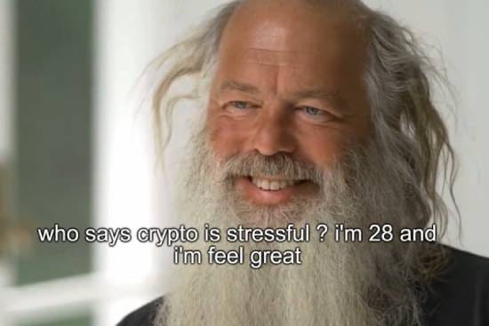 Who says crypto is stressful