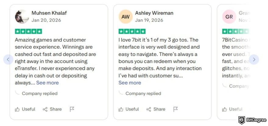 7Bit Casino review: reviews for 7Bit Casino on Trustpilot. 7Bit Casino review: reviews for 7Bit Casino on Trustpilot.