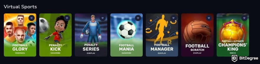 7Bit Casino review: the virtual sports section on 7Bit Casino. 7Bit Casino review: the virtual sports section on 7Bit Casino.