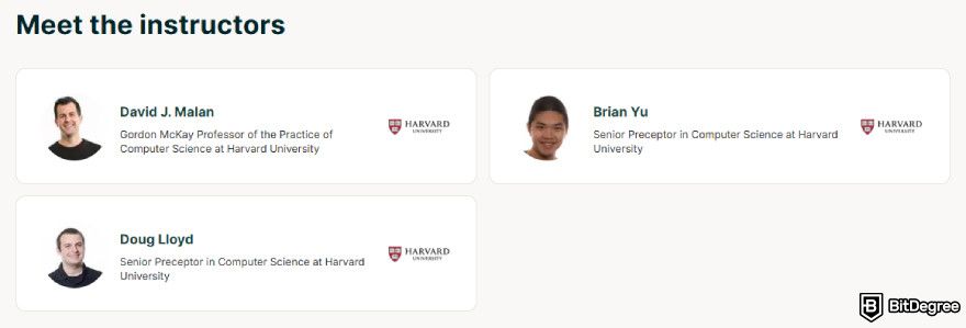 AI programming course: Computer Science for Artificial Intelligence course instructors.