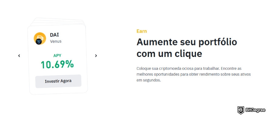 Binance Web3 Wallet: crescimento do portfólio através de staking.