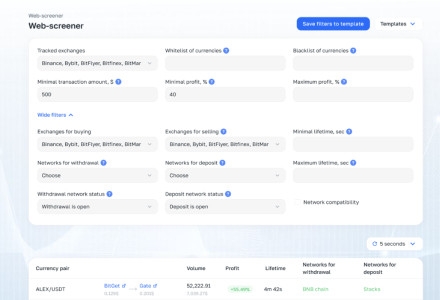 ArbitrageScanner.io – One of the Best Bots for Arbitrage Trading & Analysis