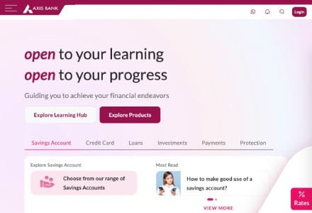 Axis Bank - Tier-Based Rates, Trusted Banking