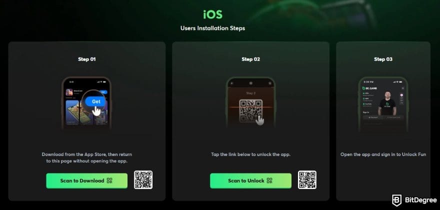 BC.GAME review: a step-by-step guide on how to install BC.GAME app on iOS.