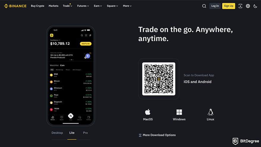 Best altcoin exchange: Binance mobile application. Best altcoin exchange: Binance mobile application.