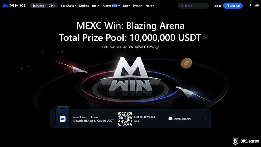 Best altcoin exchange: MEXC.