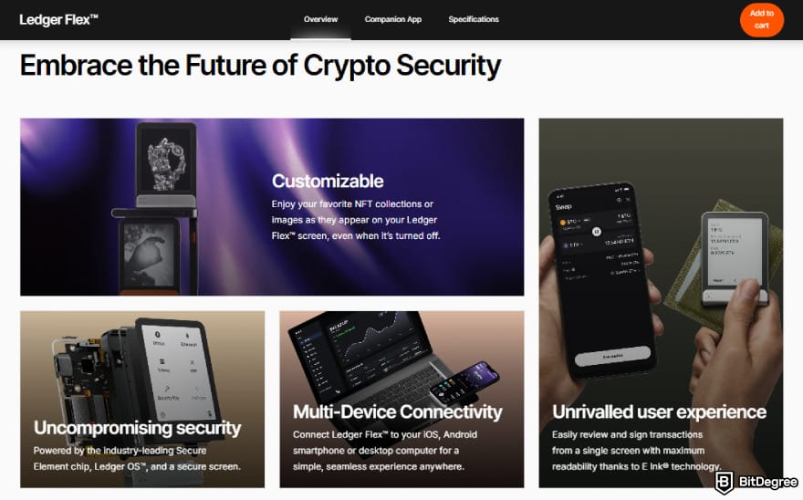 Best altcoin wallets: Ledger Flex.