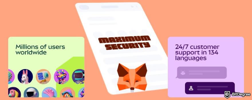 Best altcoin wallets: MetaMask features.