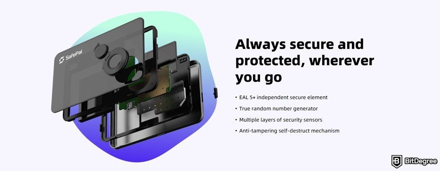 Best Arbitrum wallet: SafePal S1.