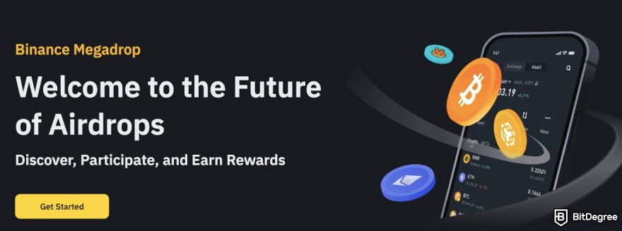 Best AVAX wallet: Binance's Megadrop feature.
