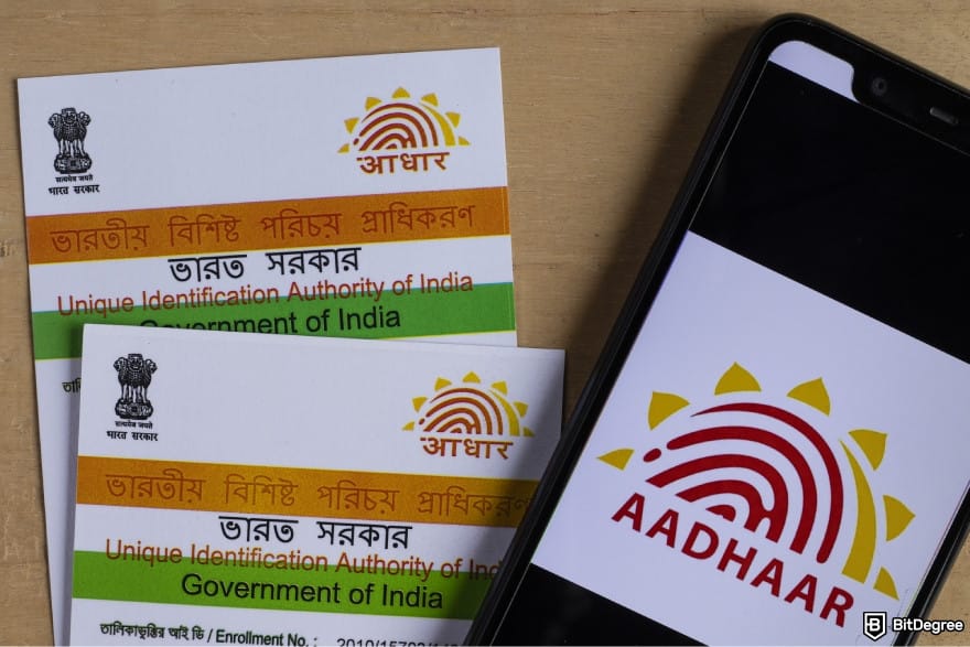 Best bank in India: the Aadhaar card. Best bank in India: the Aadhaar card.