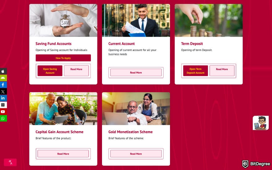 Best bank in India: a screenshot of PNB accounts. Best bank in India: a screenshot of PNB accounts.