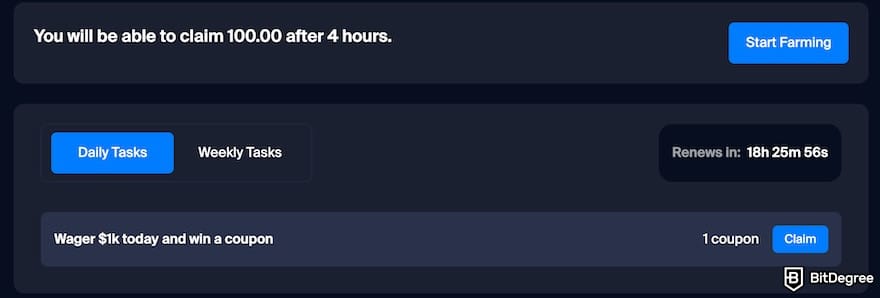 Best Bitcoin casino: daily and weekly tasks on Toshi.bet. Best Bitcoin casino: daily and weekly tasks on Toshi.bet.