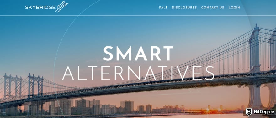 Best Bitcoin ETF UK: SkyBridge Capital website.