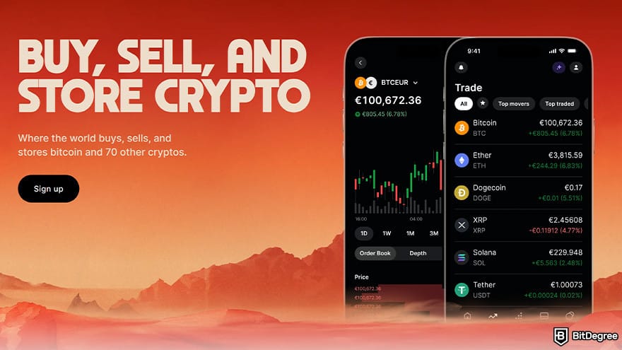 Best Bitcoin exchange: Gemini's mobile app.
