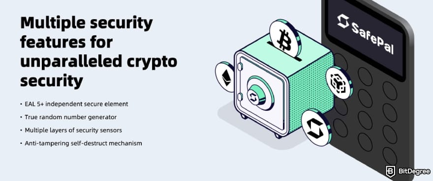 Best BNB wallet: SafePal displaying its BNB-friendly features.