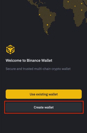 Best Chainlink wallet: the [Create wallet] button.