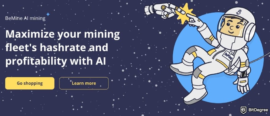 Best cloud mining platforms: the option of optimizing mining with AI on BeMine.