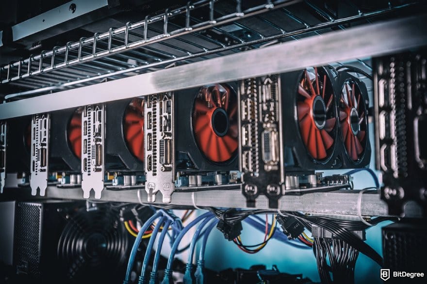 Best cloud mining platforms: cryptocurrency mining rig.