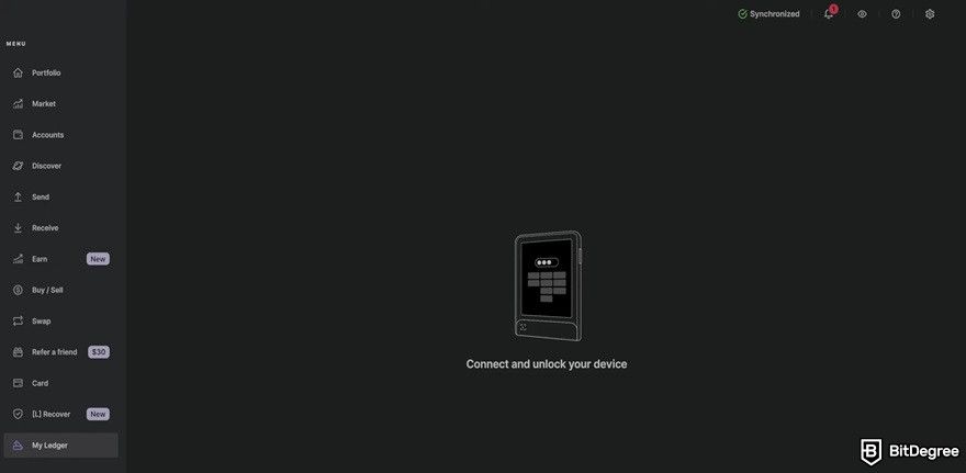 Best Cosmos wallet: connecting Ledger device.