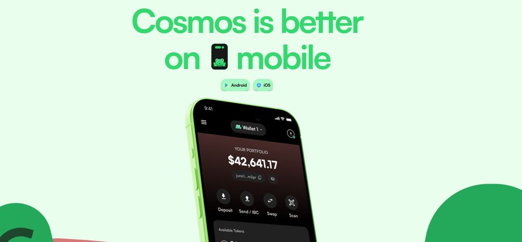 Best Cosmos wallet: the LeapWallet mobile interface.