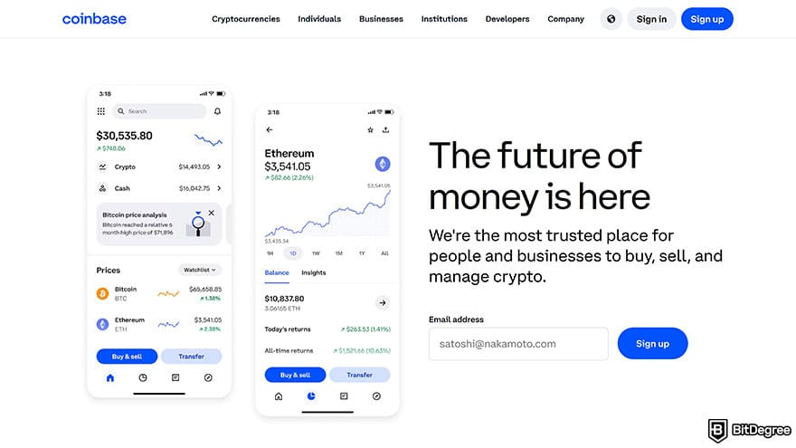 Best crypto airdrops: Coinbase Learn.