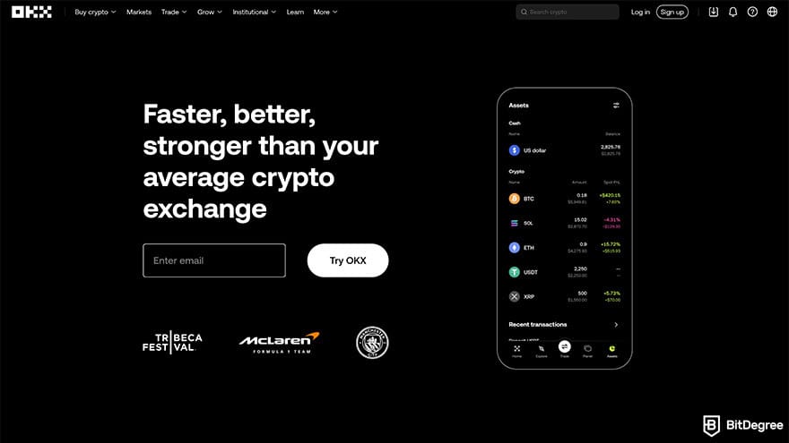 Best crypto airdrops: OKX.