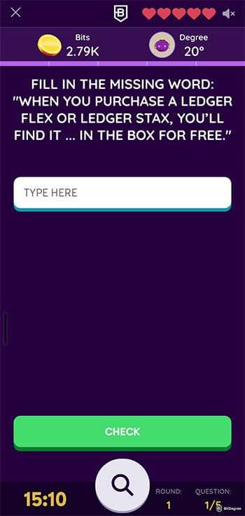 Best crypto app: BitDegree mission question.