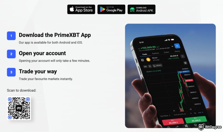 Best crypto app: steps to use the PrimeXBT app. Best crypto app: steps to use the PrimeXBT app.