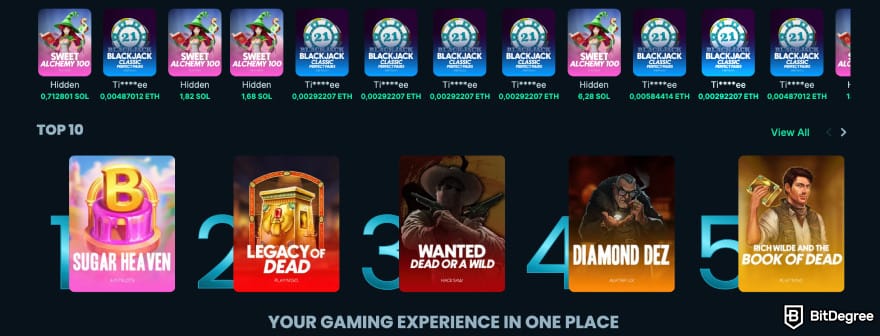 Best crypto casino Australia: Mega Dice.