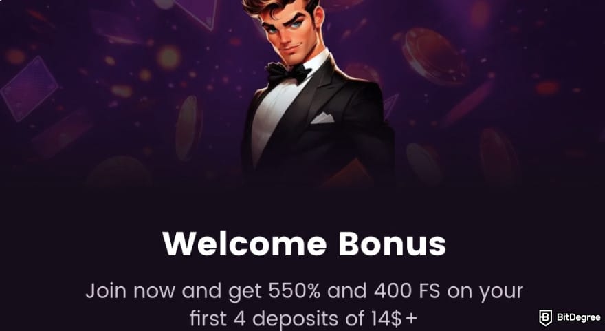 Best crypto casino: iWild big welcome bonus.