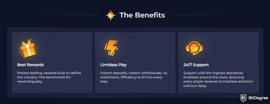 Best crypto casino: Rainbet's VIP benefits.