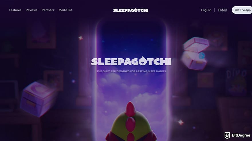 Best crypto earning app: Sleepgotchi.