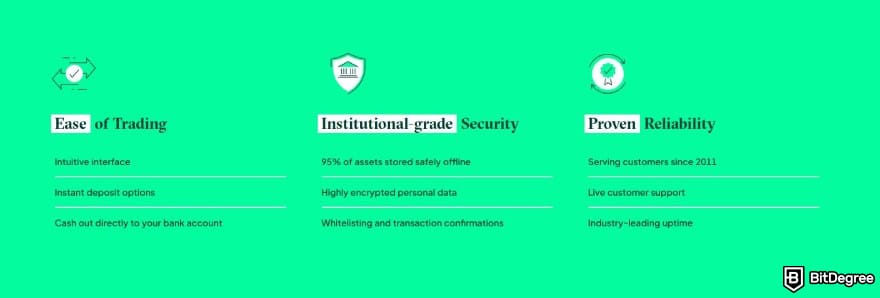 Best crypto exchange for day trading: Bitstamp's core features.