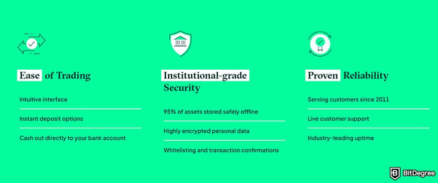 Best crypto exchange for day trading: Bitstamp's core features.