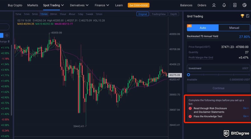 Best crypto exchange in UAE: HTX spot trading.