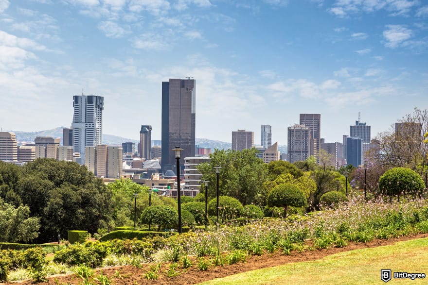 Best crypto exchange South Africa: high-rise buildings in South Africa.