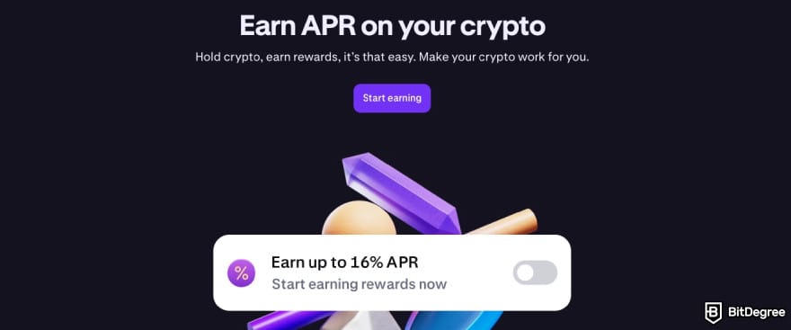 Best crypto exchanges in Mexico: Kraken's Auto Earn feature.