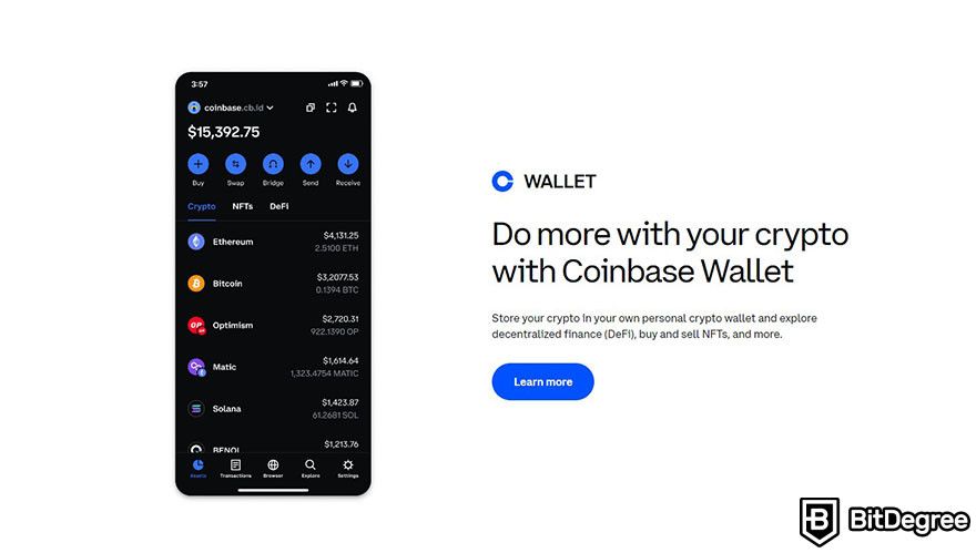 Best crypto exchanges in Nigeria: Coinbase wallet.