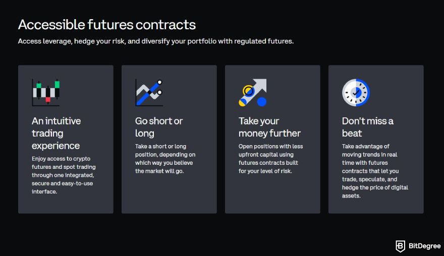 Best crypto futures trading platform: Coinbase futures contracts features.