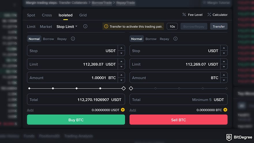 Best crypto leverage trading platform: Binance buy with leverage.