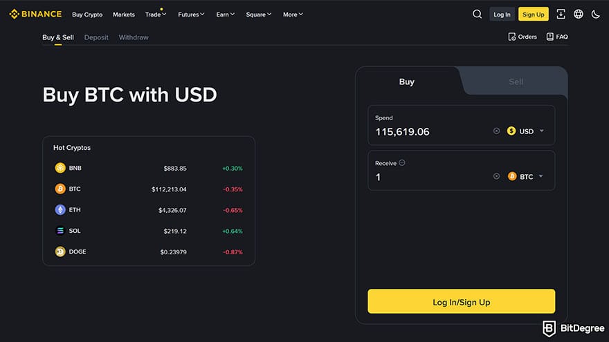 Best crypto leverage trading platform: Binance platform.