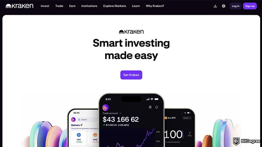 Best crypto leverage trading platform: Kraken.
