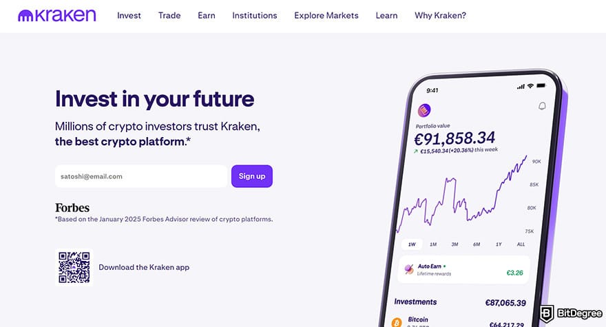 Best crypto margin trading exchanges: Kraken.