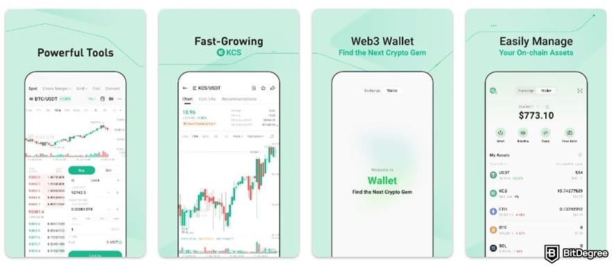 Best mobile crypto wallet: KuCoin Wallet.