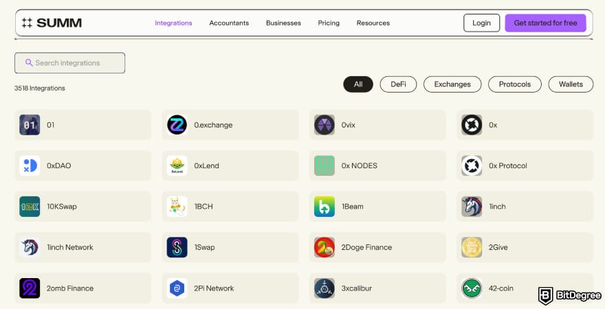 Best crypto tax calculator: Summ integrations. Best crypto tax calculator: Summ integrations.