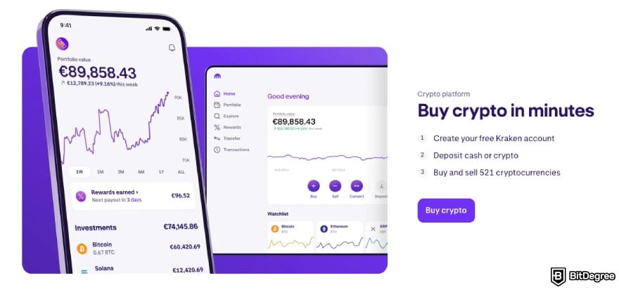 Best crypto to buy on Kraken: buying crypto in minutes.