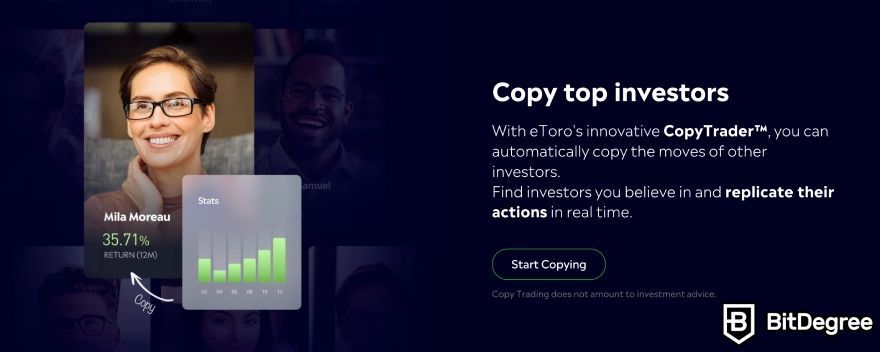 Best crypto trading sites: copy top investors on eToro.