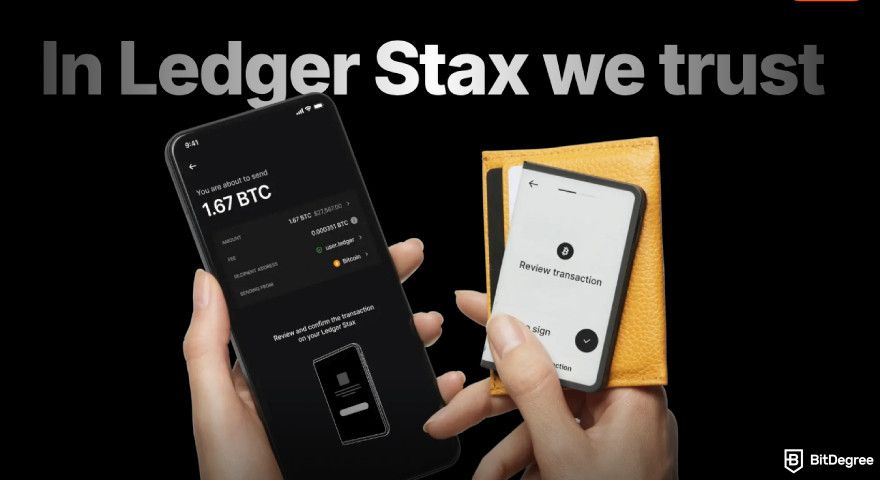 Best crypto wallet UK: Ledger Stax.