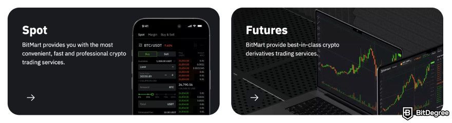 Best cryptocurrency exchange: BitMart.